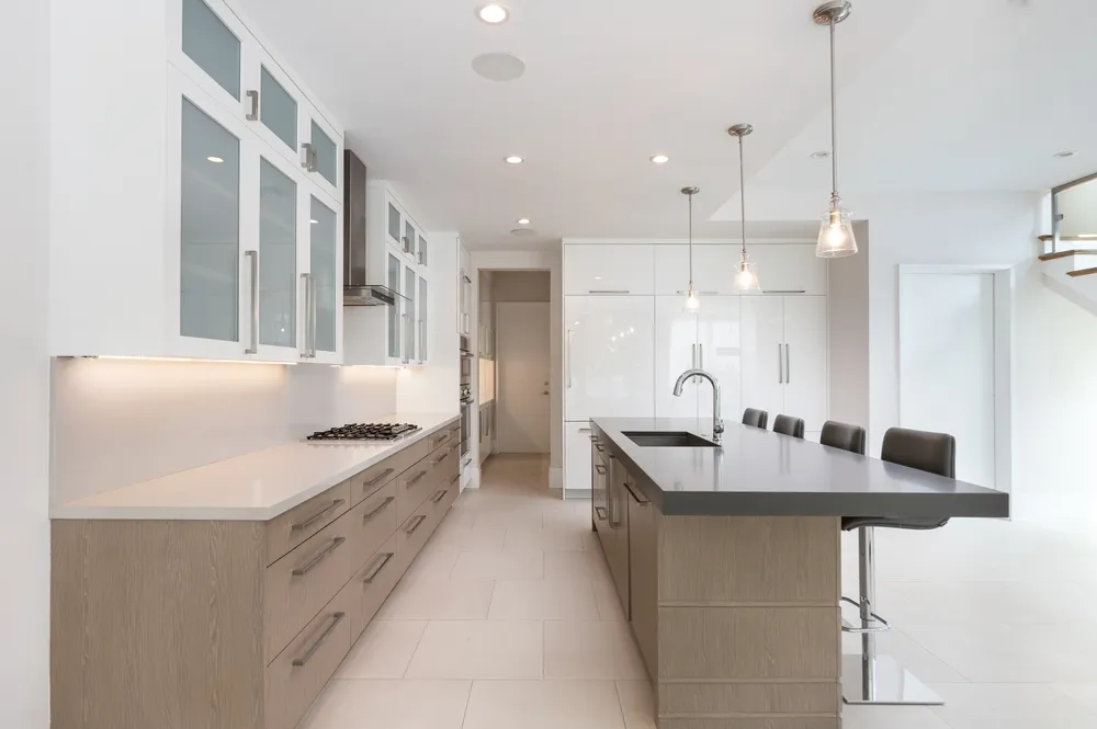 Kitchen remodel plans, permit documents and new cabinetry prepared for professional installation